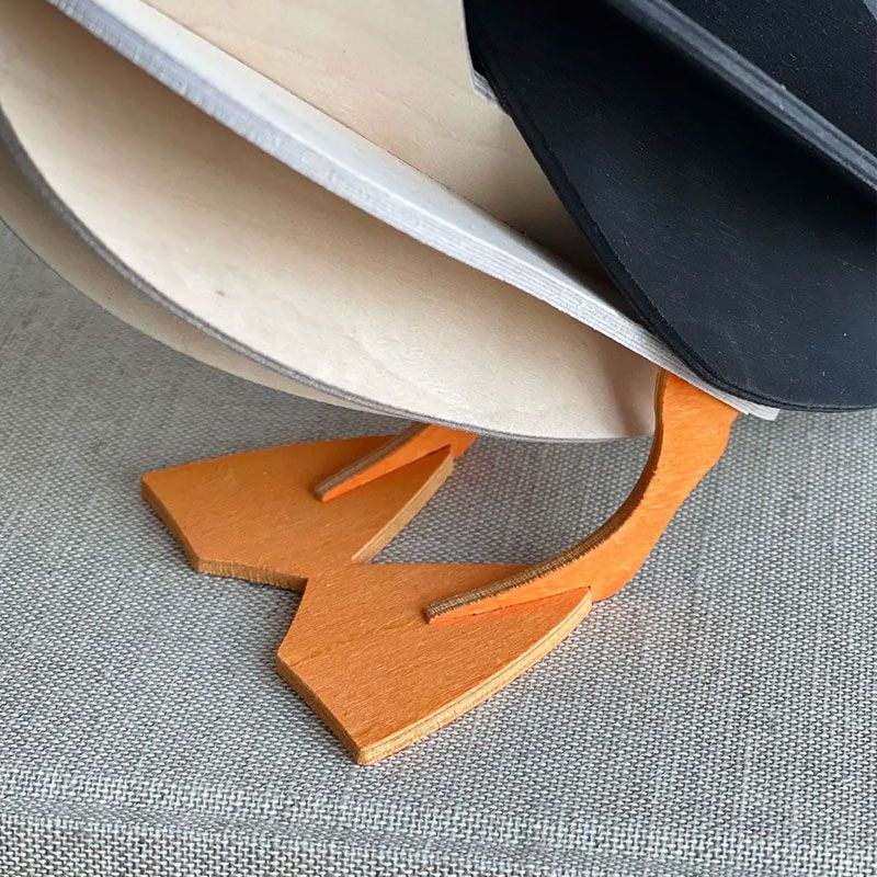 Lovi - Lundefugl 20 cm - Black Mix