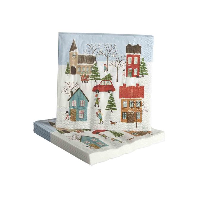 Hovedbilde Nääsgränsgården - Vinter lunsjservietter