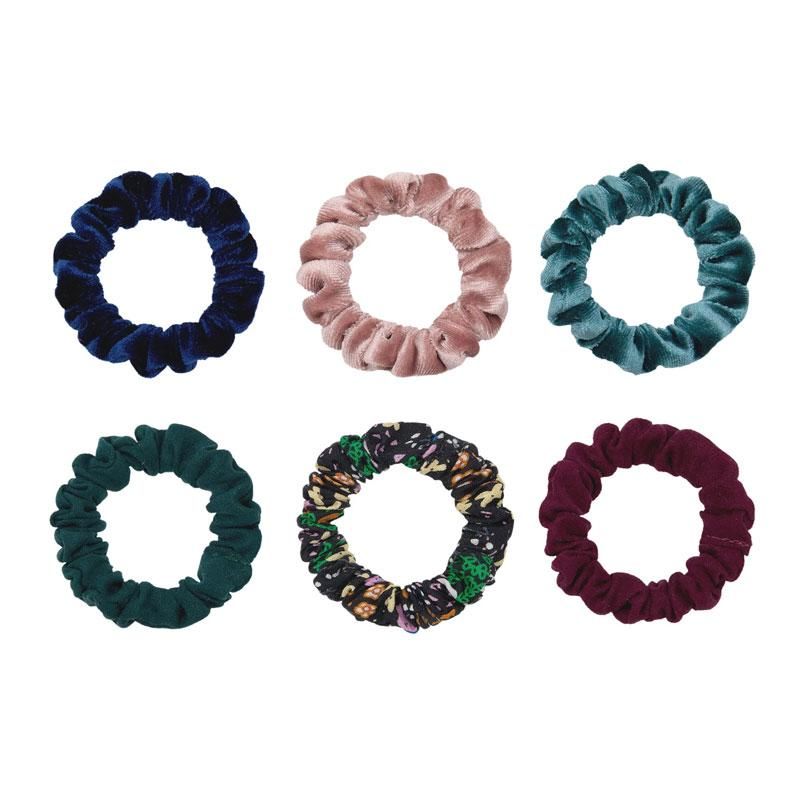 Mimi & Lula - 6 Skinny Scrunchies - Assorted