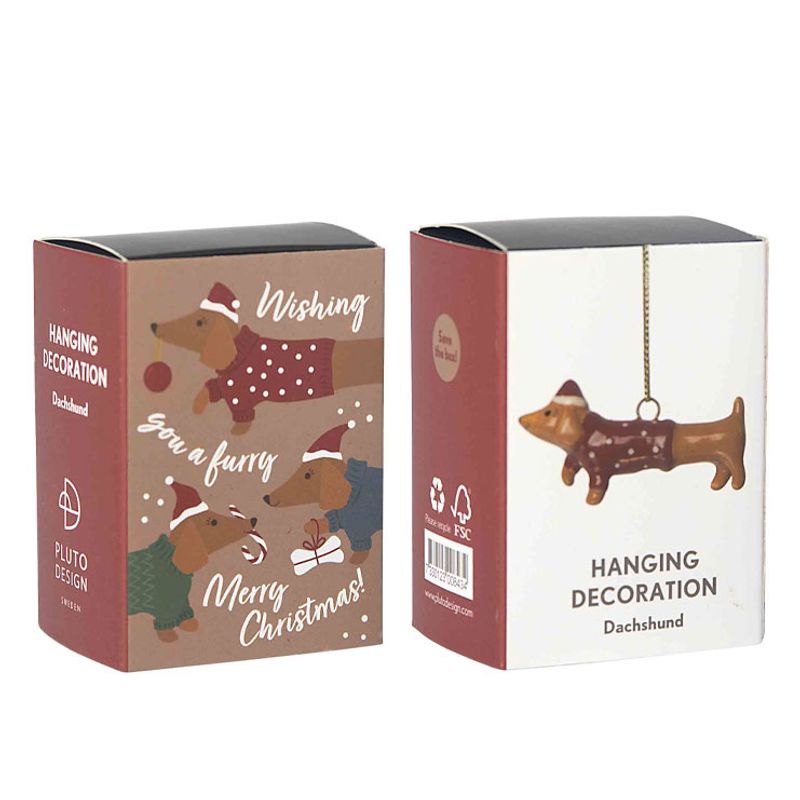 Pluto Design - Keramisk hengedekorasjon - Jolly Dog