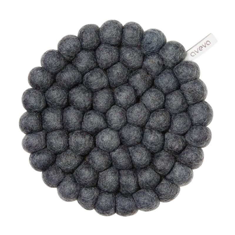 Aveva - Gryteunderlag rund - Dark Grey