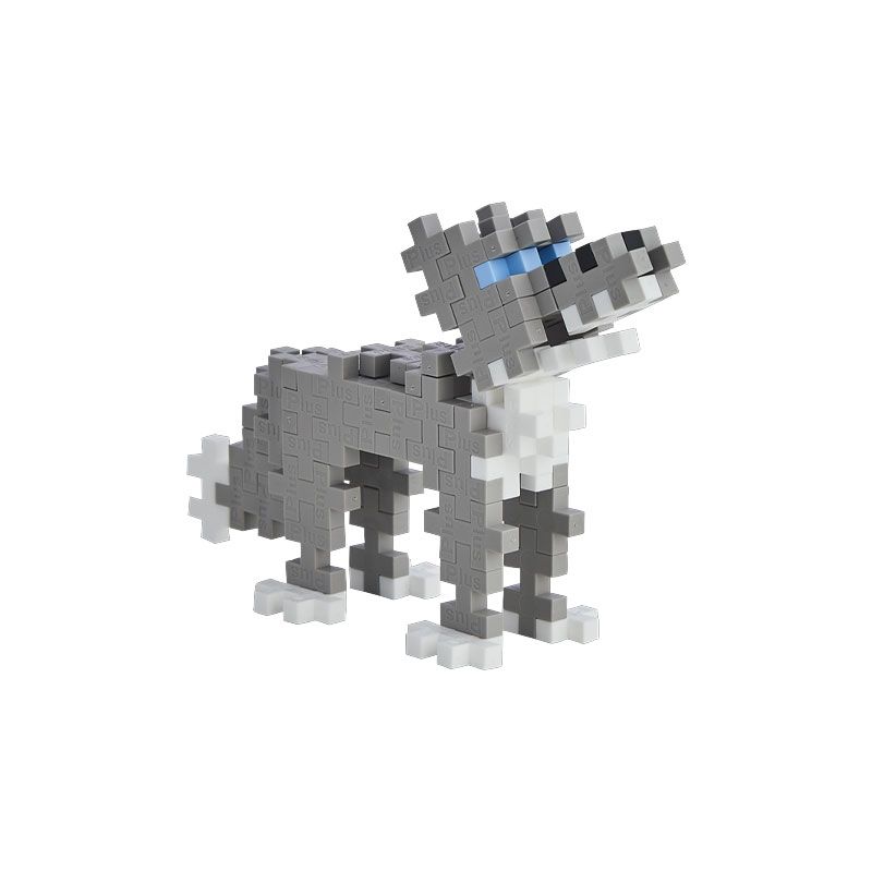 Plus-Plus - 100 brikker - Grey Wolf