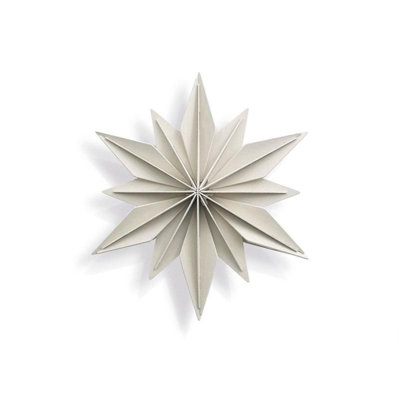 Lovi - Dekorstjerne 15 cm - Translucent White