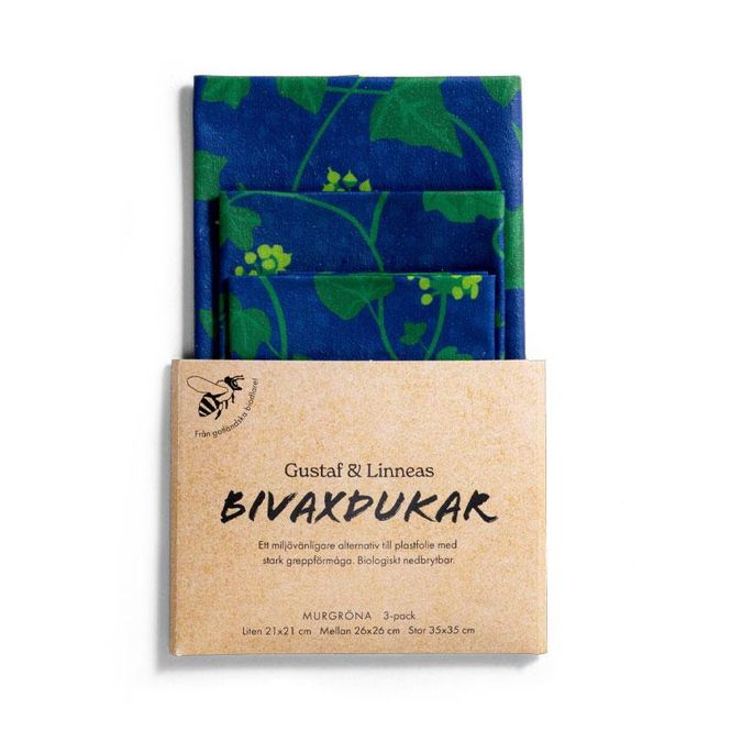 Hovedbilde Gustaf & Linnea - Beeswax Food Wraps - Eføy