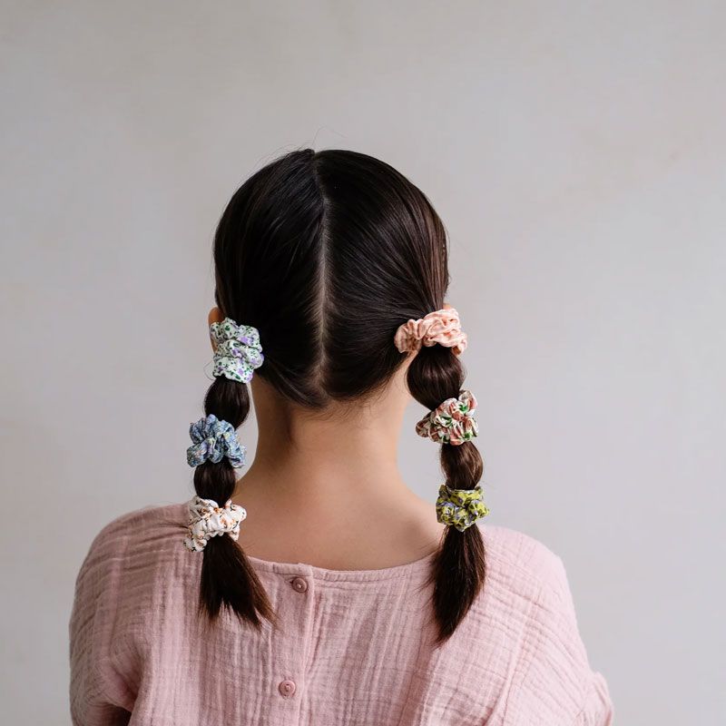 Mimi & Lula - 6 Scrunchies - Spring Floral