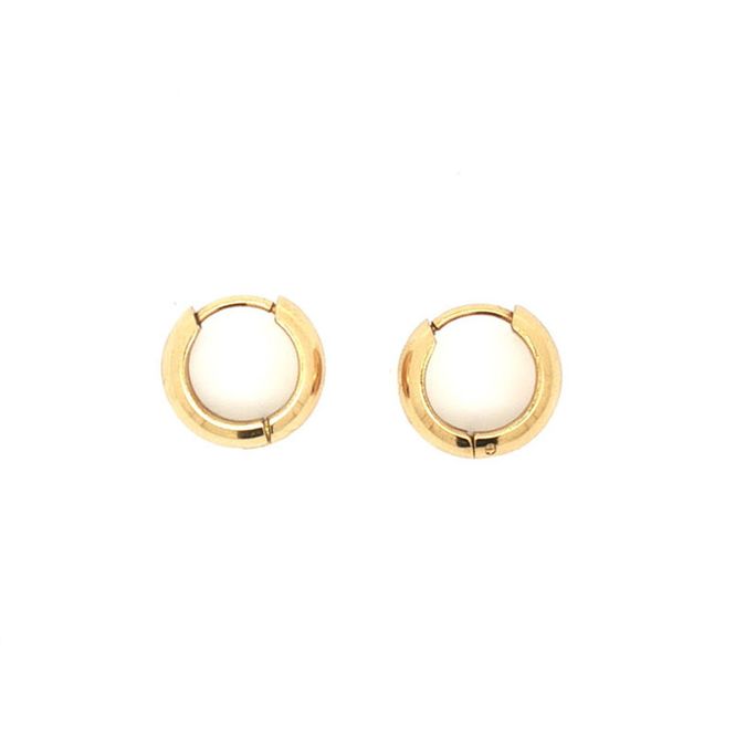 Hovedbilde A&C - Små øreringer 13 mm - G