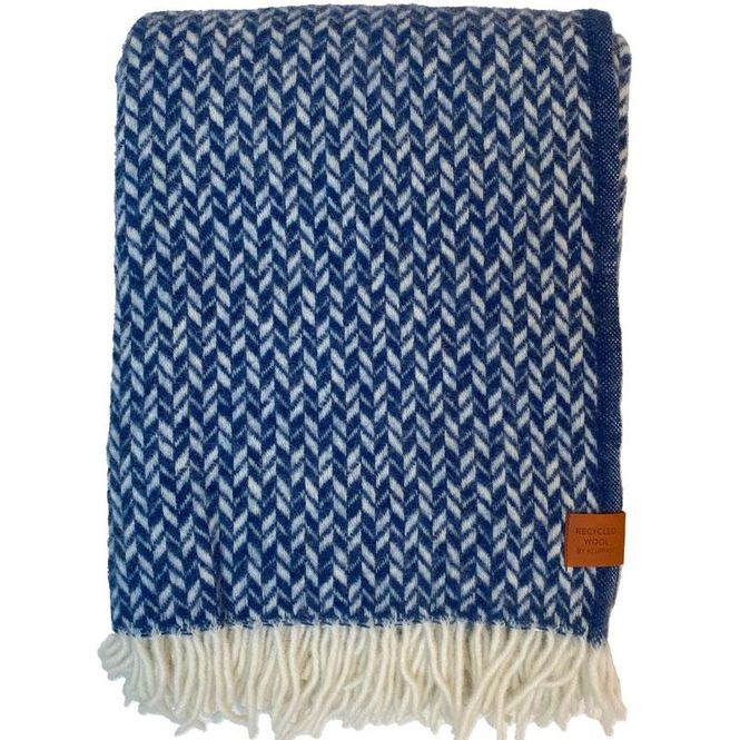 Hovedbilde Klippan - Lovik ullpledd - Deep Blue