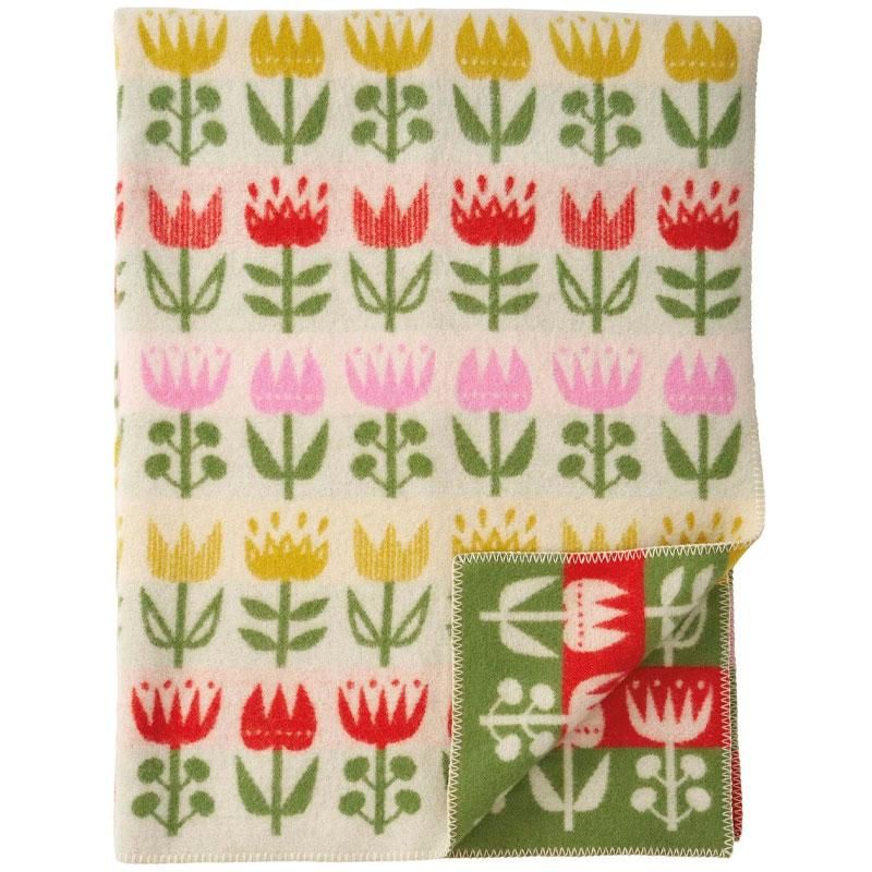 Klippan - Tulip ullpledd - Multi