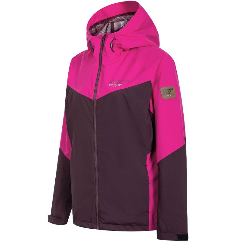 Scand. Ex. - Windbreaker 2P Waterproof dame - Plomme/cerise