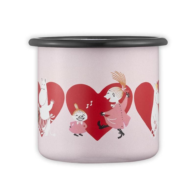 Moomin by Muurla - Emaljekopp 2.5 dl - Hjerte