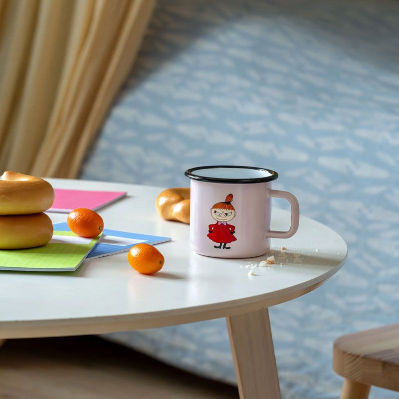 Moomin by Muurla - Emaljekopp 3.7 dl - Lille My rosa