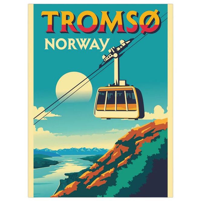 Hovedbilde NO WAY! - Plakat 30x40 cm - Fjellheisen