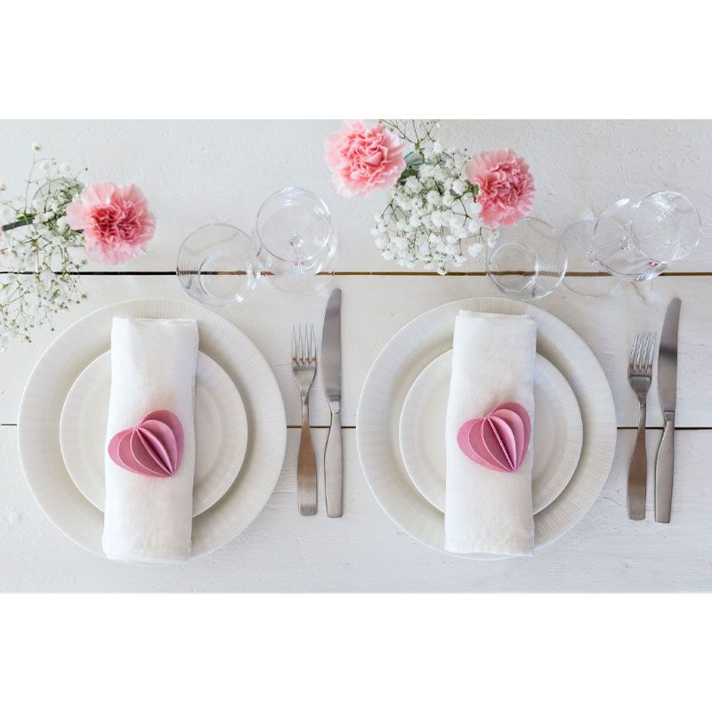 Lovi - Hjerte 4.5 cm - Light Pink