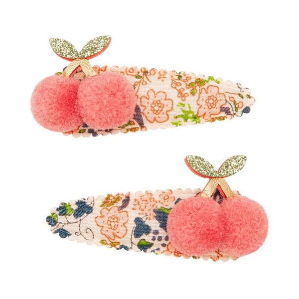 Hovedbilde Mimi & Lula - 2 Hårspenner - Floral Pom Pom ...