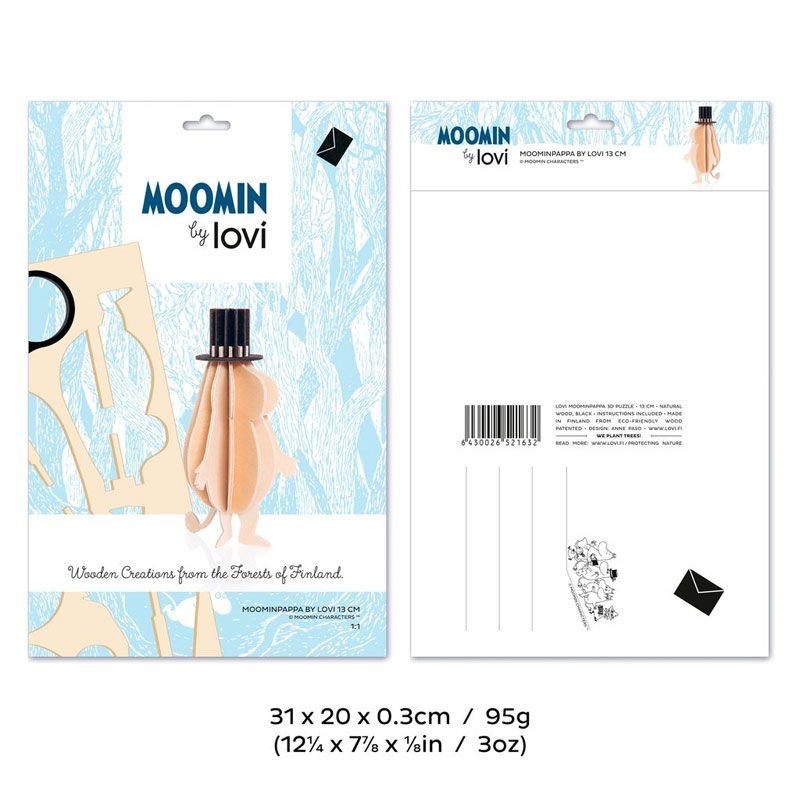 Moomin by Lovi - Mummipappa 13 cm