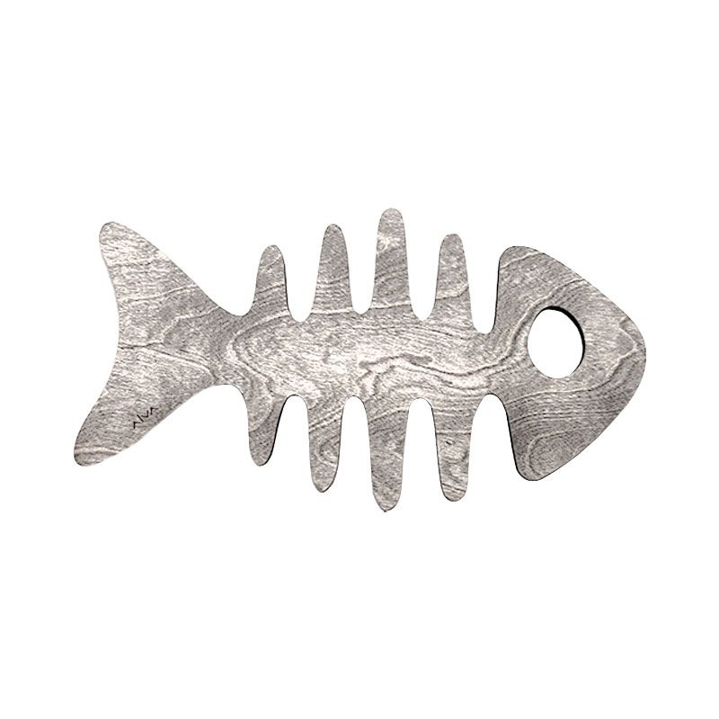 Alva - Gryteunderlag - Fisk grå