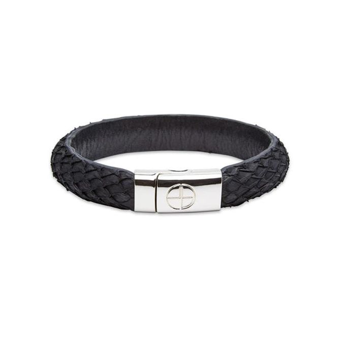 Hovedbilde Studio EBN - Round Bracelet Silver - Black
