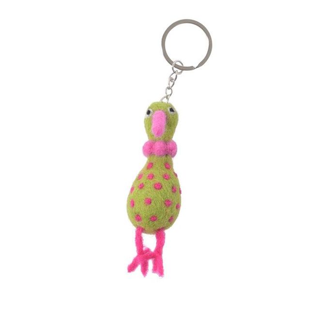 Hovedbilde Aveva - Nøkkelring - Funky Birds S lime