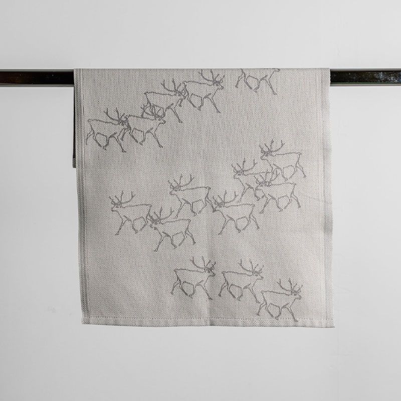 Vevstua - Håndkle 50x75 cm - Rein grå