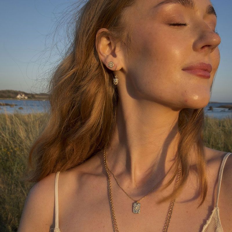 A&C - Solstice små øredobber - G