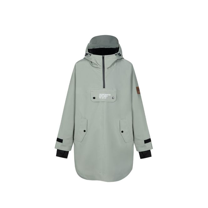Hovedbilde Scand. Ex. - Regnponcho barn - Støvgrønn
