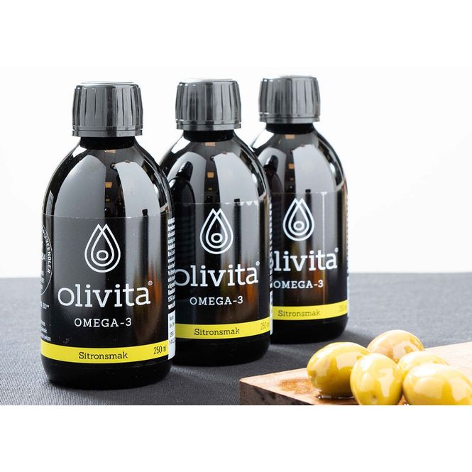 Hovedbilde Olivita - Omega-3 olje sitronsmak
