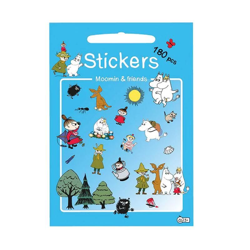 Mummi - Klistremerker 180 stk - Mummi og venner