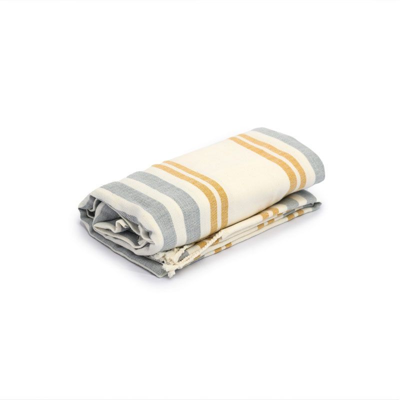 Others - Håndkle - Blå/gul