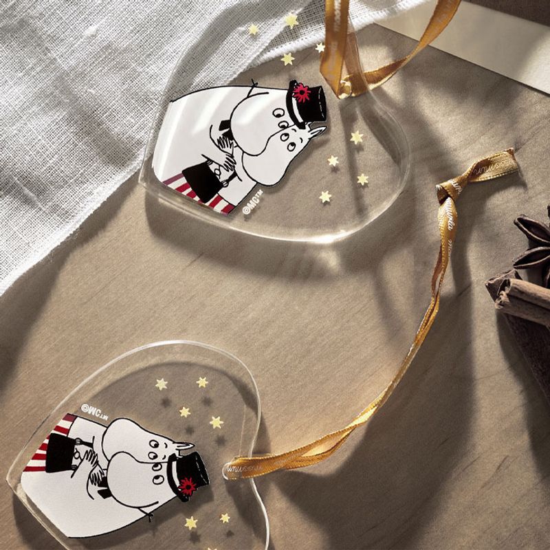 Moomin by Muurla - Glassdekorasjon - Mummimamma & Mummipappa