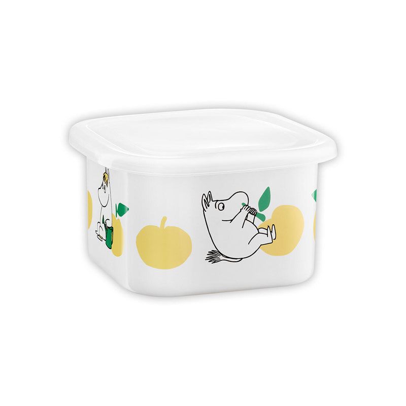 Moomin by Muurla - Emaljekrukke med lokk 1 L - Epler