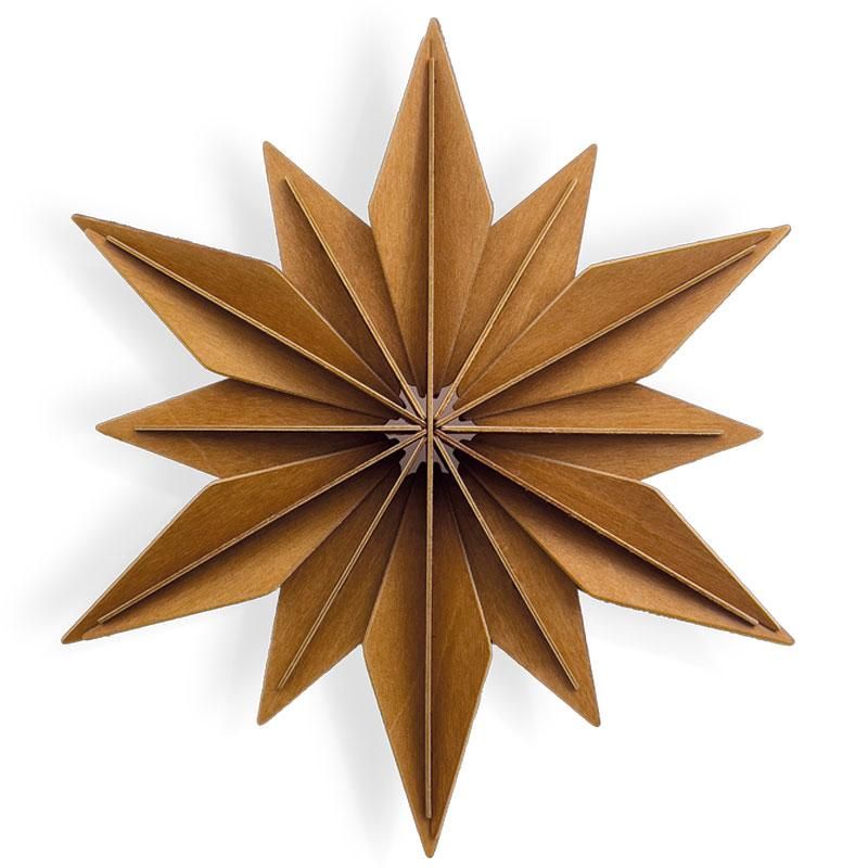 Lovi - Dekorstjerne 36 cm - Cinnamon Brown