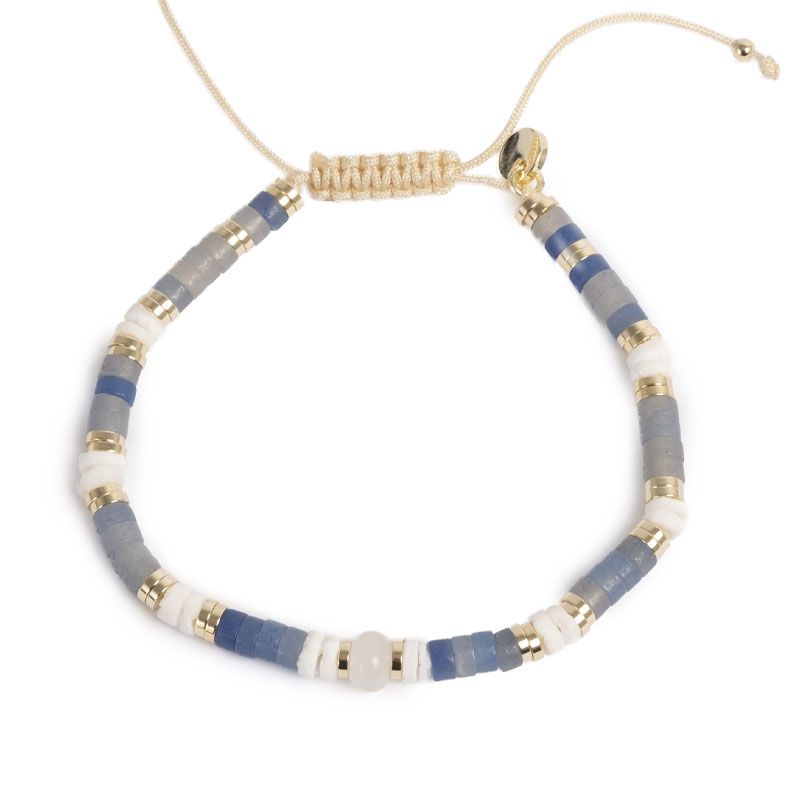 A&C - Wild Nature delikat knytearmbånd - Blå