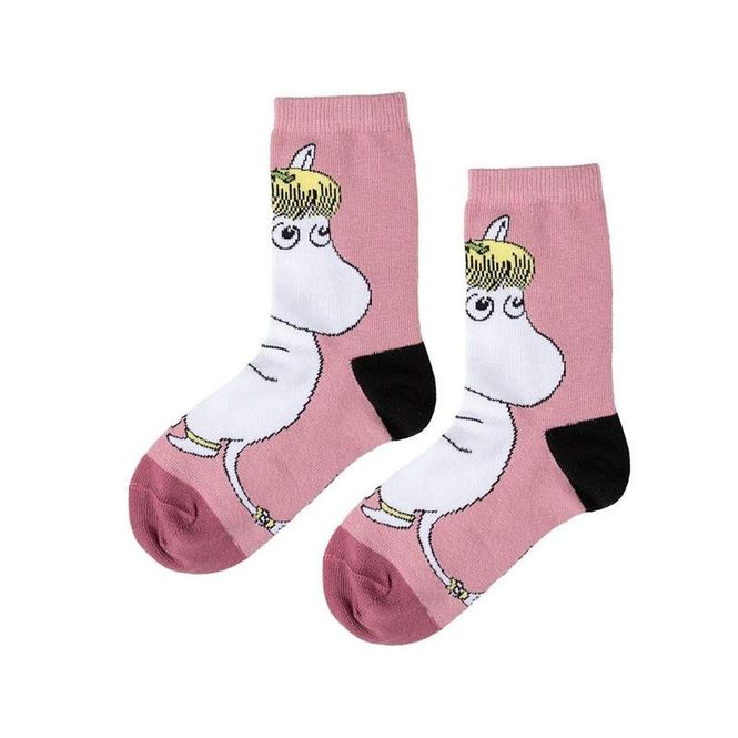 Hovedbilde Mummi - Sokker barn - Snorkfrøken rosa