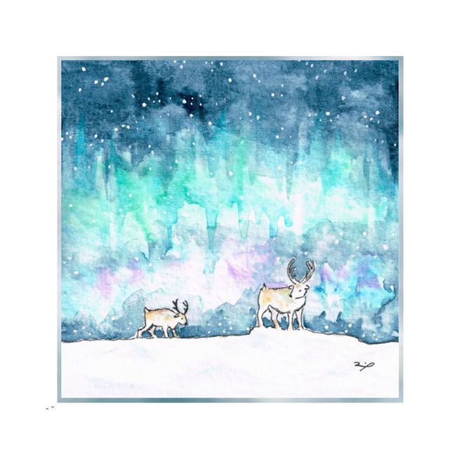 Hovedbilde Northern Paws - Kunstkort - Reinsdyr