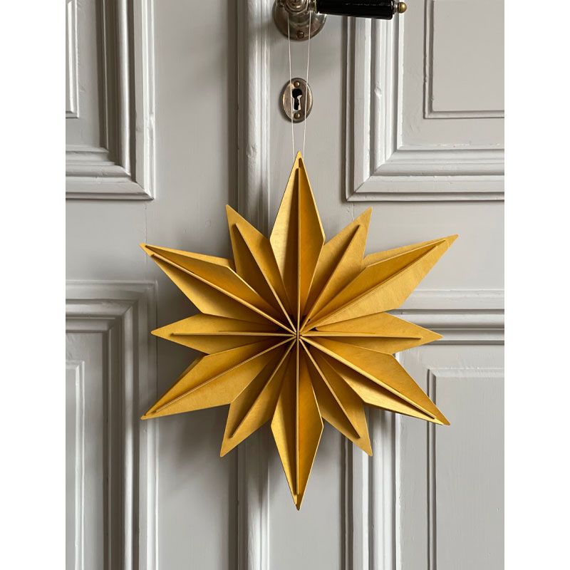 Lovi - Dekorstjerne 36 cm - Honey Yellow