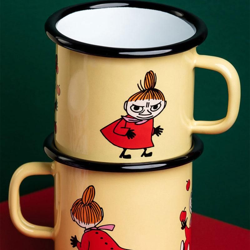 Moomin by Muurla - Emaljekopp 2.5 dl - Lille My gul retro