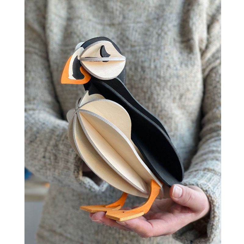 Lovi - Lundefugl 20 cm - Black Mix