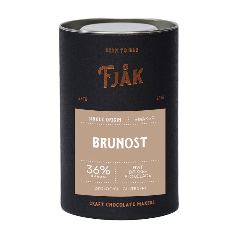 Fjåk Sjokolade - Hvit drikkesjokolade - Brunost